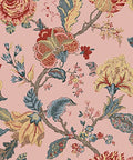 NextWall Lana Jacobean Floral Prepasted Wallpaper (Victorian Jade)