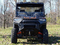 SuperATV Heavy-Duty Scratch-Resistant Half Windshield for 2017+ Polaris Ranger XP 1000 (See Fitment) | 1/4" Thick Clear Polycarbonate 250x Stronger Than Glass | USA Made!
