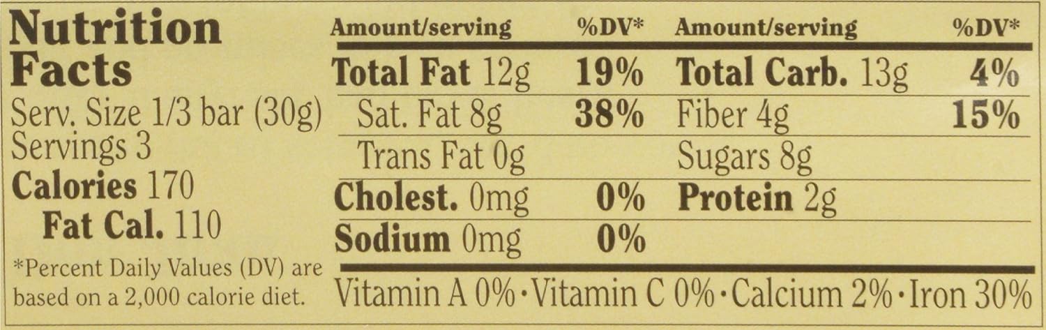 Dark Chocolate 70%, 3.2 oz (Pack of 12) R595752