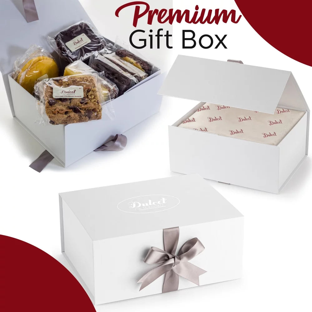 Assorted cookie gift basket with chocolate brownies, rugelach and crumb cake C460397