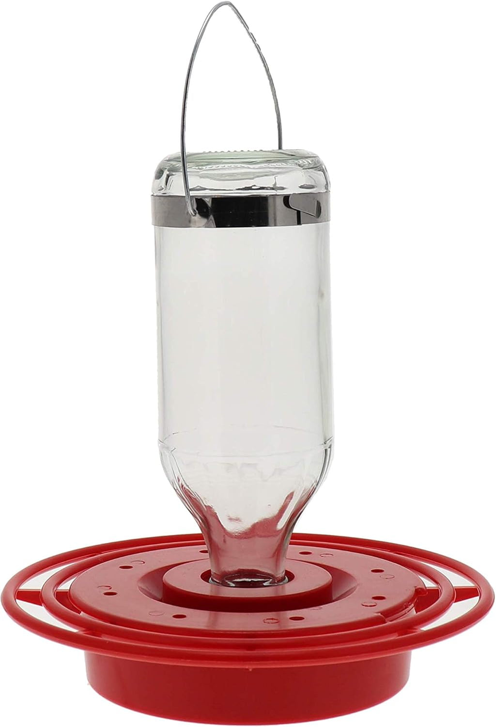 Hummingbird Feeder with 8 Nectar Ports, 8 oz Capacity, Red V69370