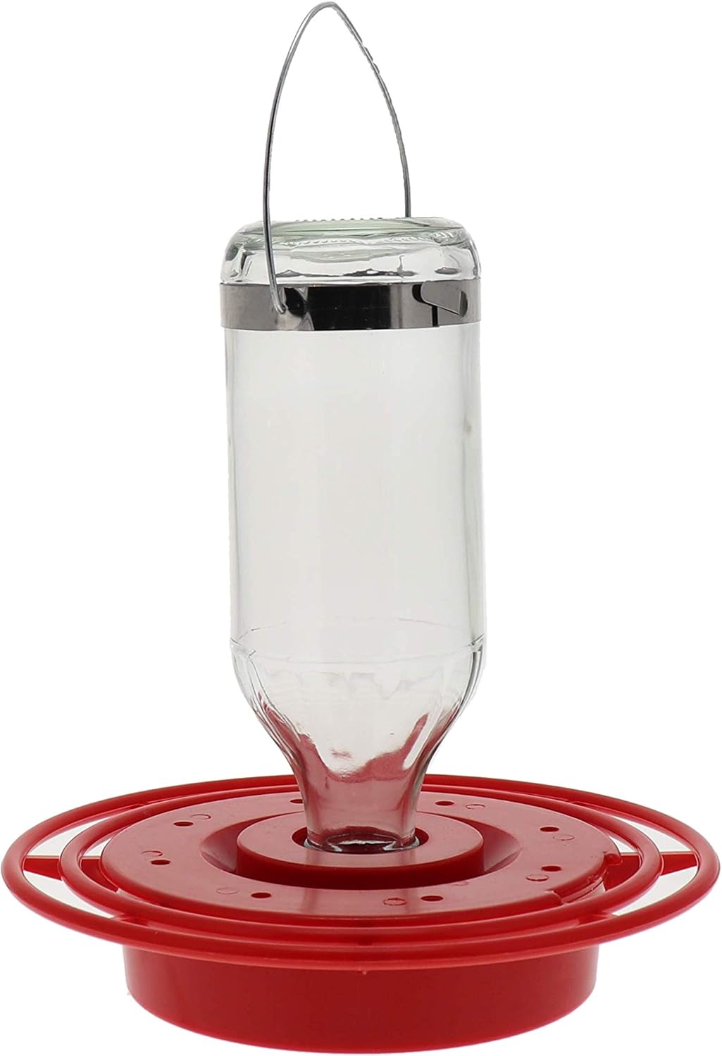 Hummingbird Feeder with 8 Nectar Ports, 8 oz Capacity, Red V69370