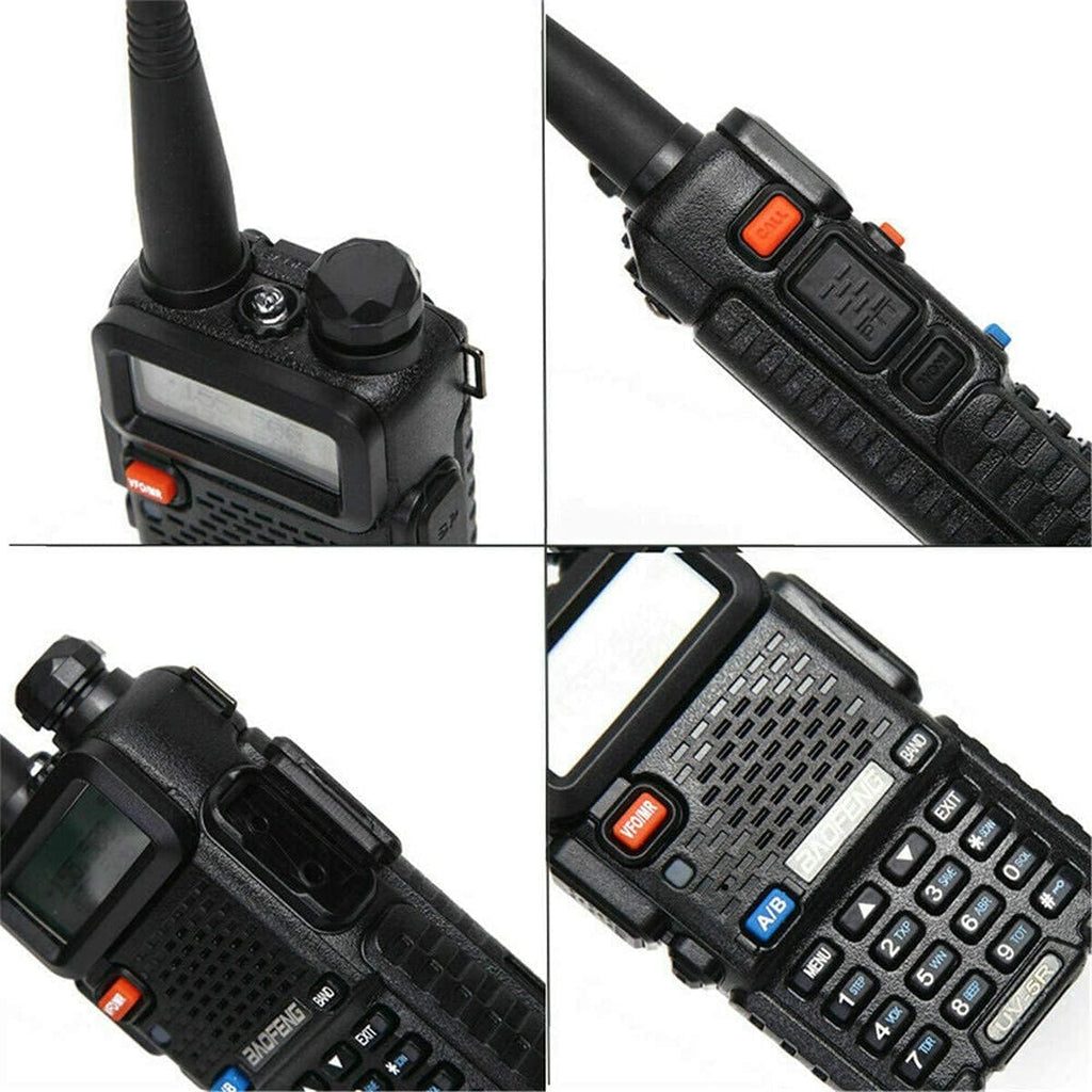2 Pack Two Way Radio Portable Rechargeable Long Range Handheld Walkie Talkie with 771 Antenna H3631