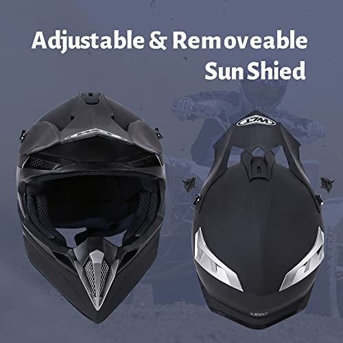 Off-Road Motorcycle Helmet with Goggle, Gloves & Mask V369861