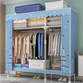 Portable Closets Assembled Storage Wardrobe - Multifunctional Portable Wardrobe Rack, Wardrobe, Simple Fabric Wardrobe, Furniture Bedroom Wardrobes, Small Apartment Hanging Wardrobe/closet, For Rental