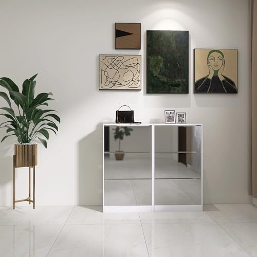 Shoe Cabinet with 3 Flip Drawers and 2 Sliding Drawers K977