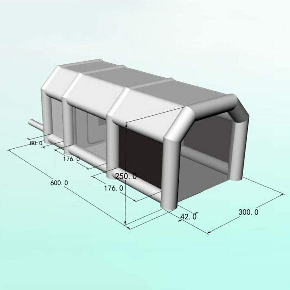 20x10x8 ft. Portable Spray Paint Tent with 2 Filter System U807549