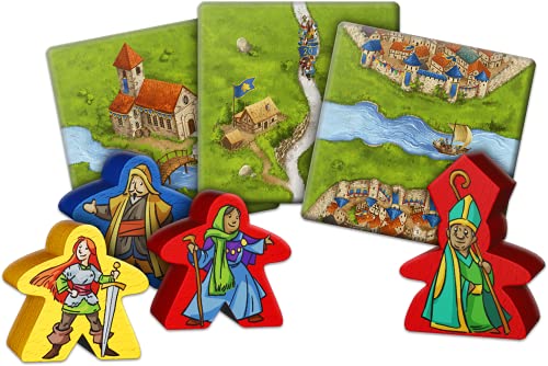 Carcassonne 20th Anniversary Edition Family Board Game, Strategy Adventure for Ages 7 and Up, 2-5 Players T99333