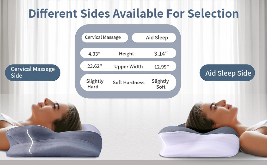 Cloud Contour Memory Foam Pillow with Pillowcase O40352