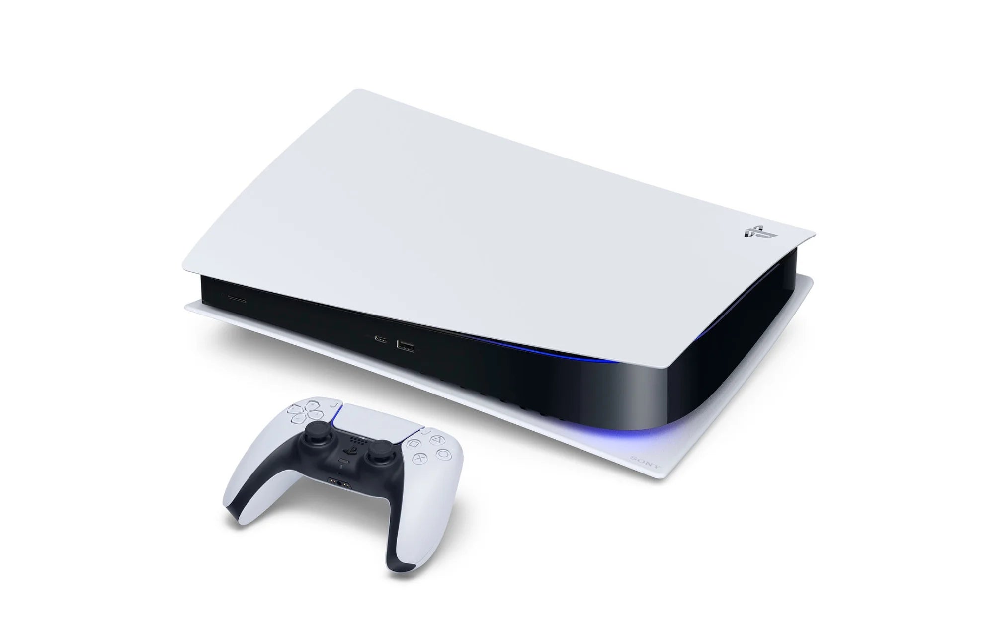 PS5 Disc Console Bundle with Two Games and Controller Charger F31408