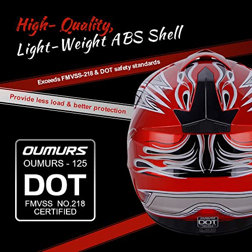 Off-Road Motorcycle Helmet with Goggle, Gloves & Mask V369861