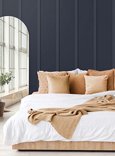 Faux Board and Batten Peel and Stick Wallpaper (Sage Green) S598286