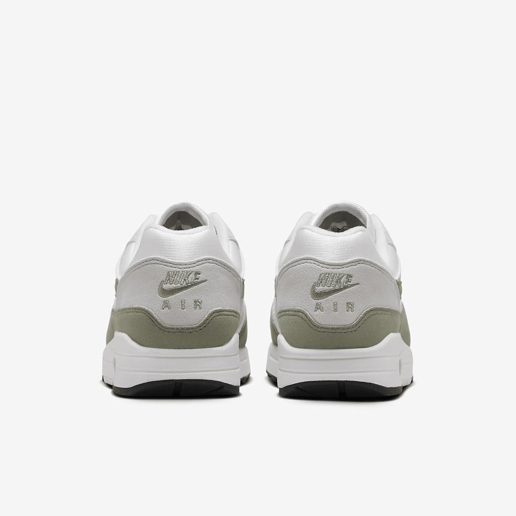Women's Air Max 1 Shoes, White Grey Black M214633