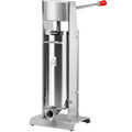 Omcan Elite Series Stainless Steel Vertical Two-Speed Gear-Driven Manual Sausage Stuffer with 15 lb. Capacity (44924)