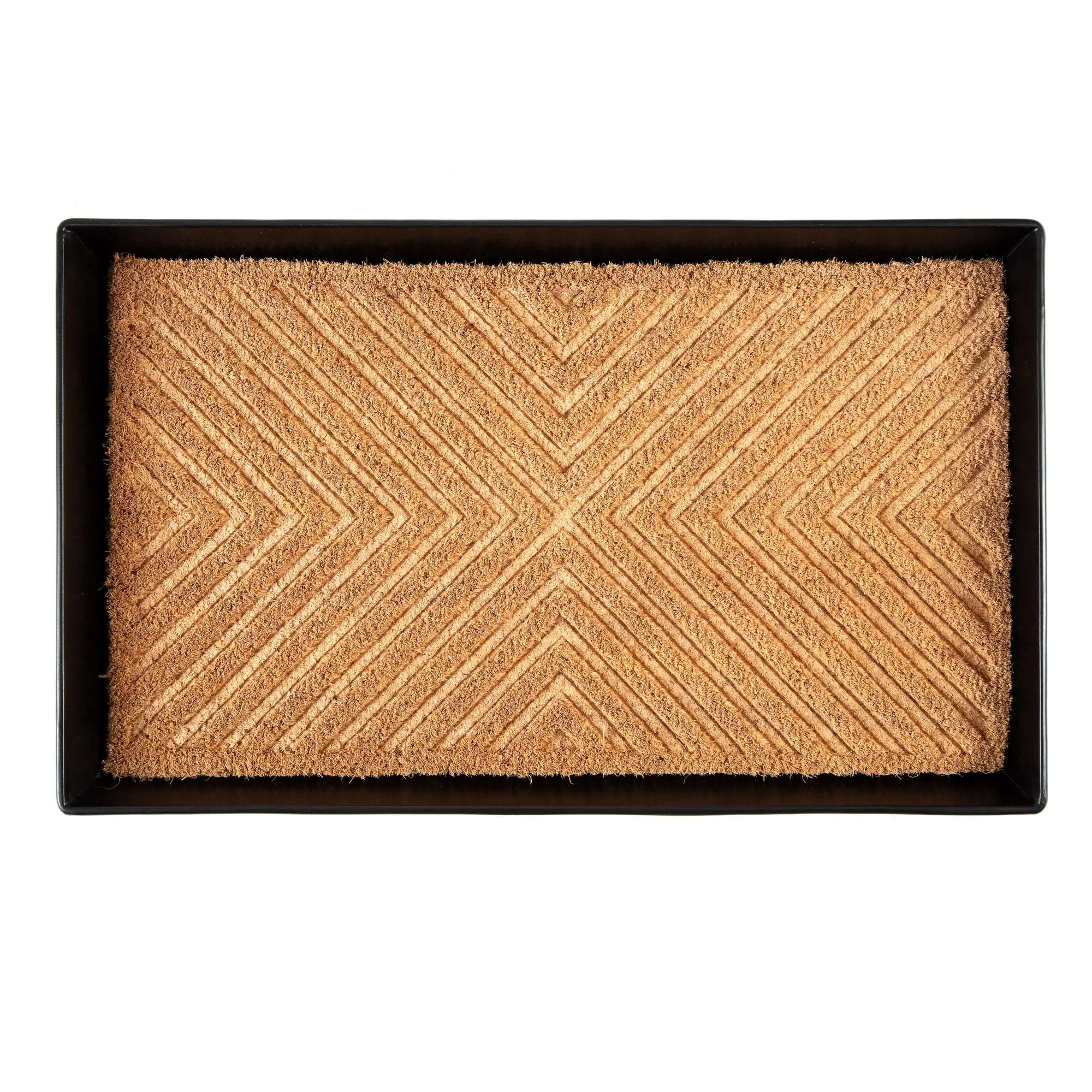Metal Boot Tray with Coir Insert H180467