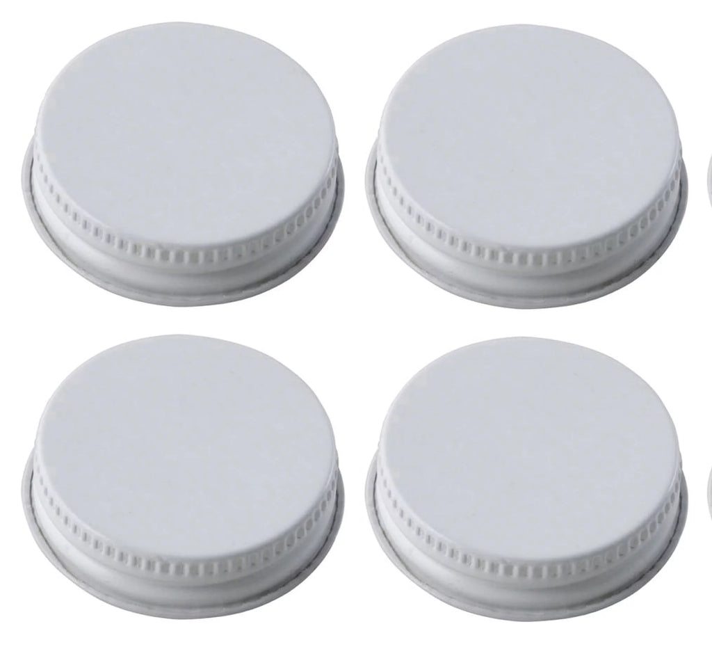 Glass Water Bottle with Metal Screw Cap, 1 gal, 4-Pack C42784