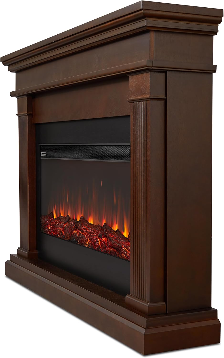59" Landscape Electric Fireplace with Mantel, Remote Control, Timer Z754760