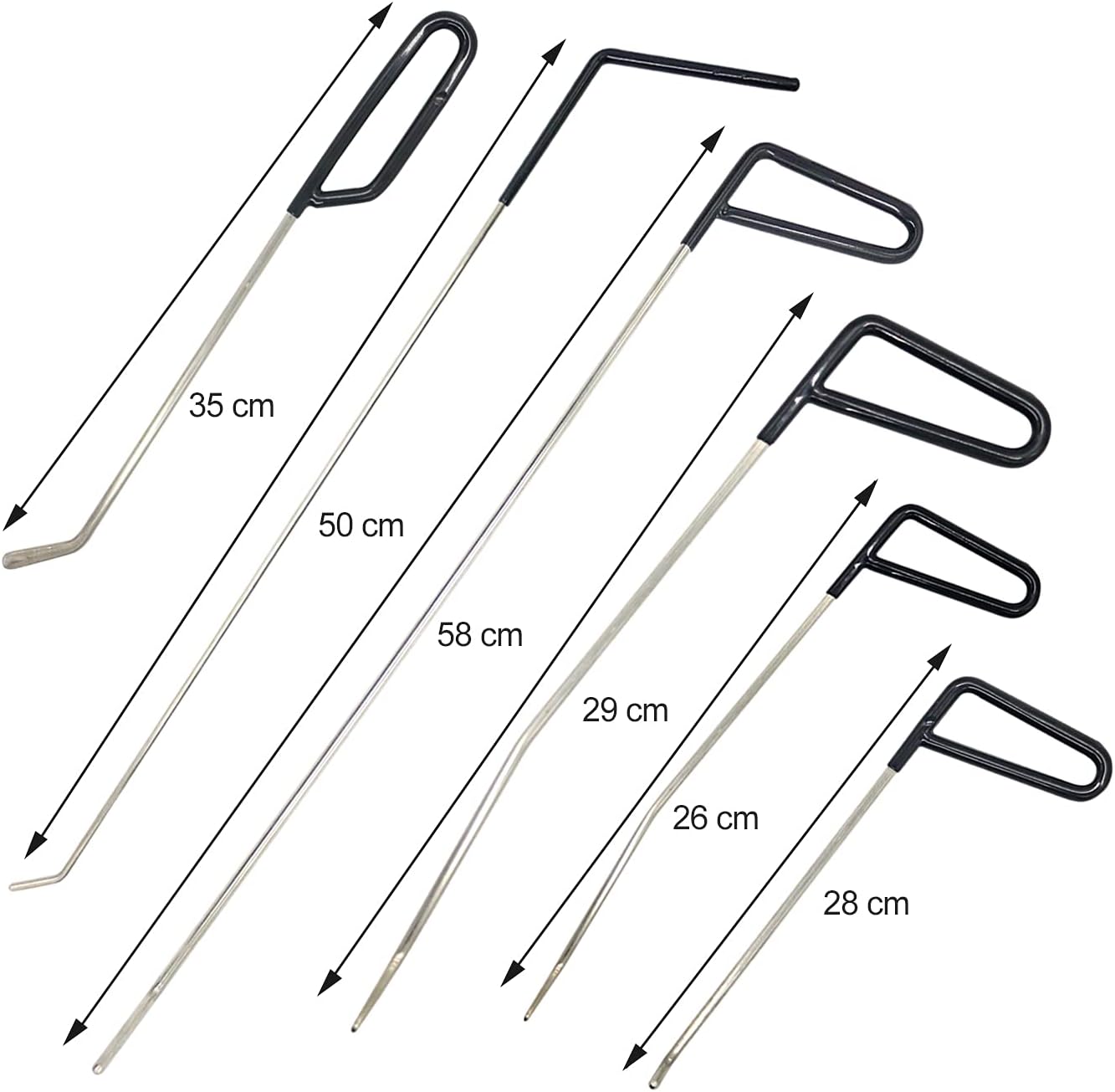 Paintless Dent Repair Kit, Hail Dent Removal Puller Tools, 18 Pieces K71972