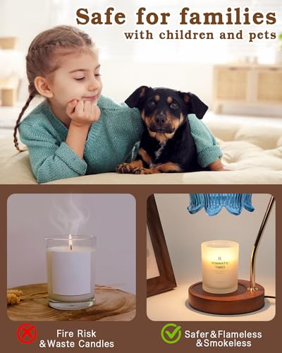 Dimmable Candle Warmer Lamp with Timer for Jar Candles U917