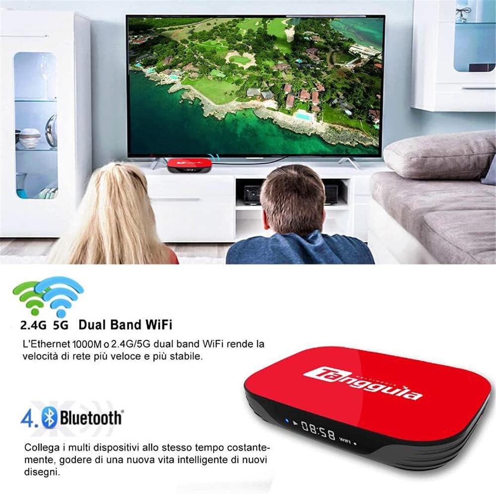 Android TV Box 4GB+128GB Dual Band WiFi Media Player Q8759