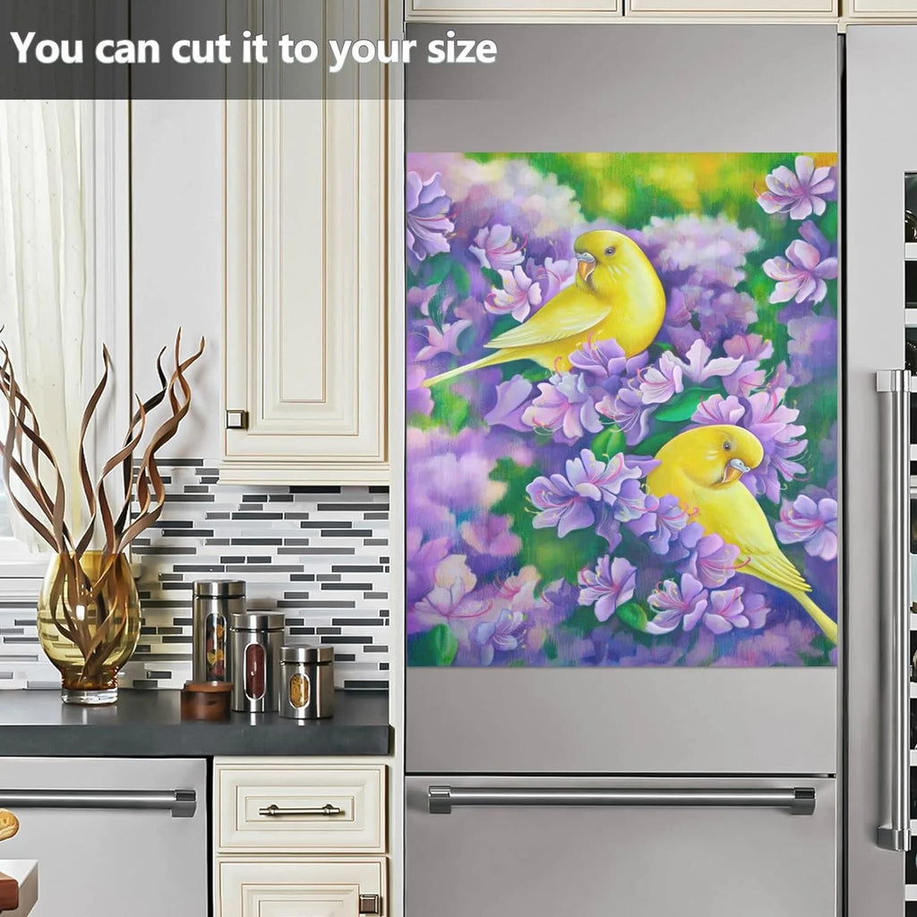 Yellow Parrots Magnetic Dishwasher Sticker Kitchen Decor 23x26in G335435