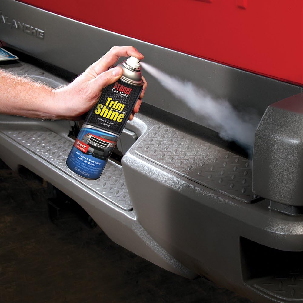 Trim Shine Protectant Aerosol for Interior and Exterior Plastic, 12 oz, Pack of 12 H1787