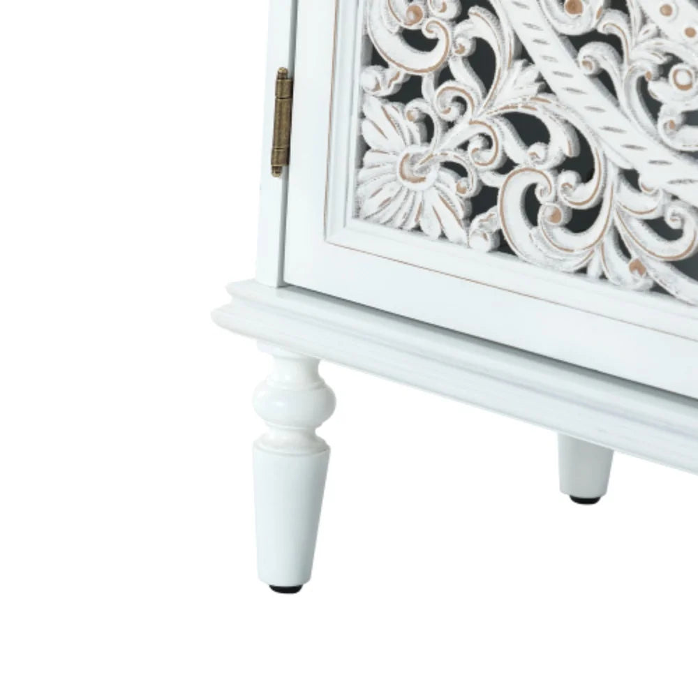 White 32" Tall 2-Door Accent Cabinet B47990