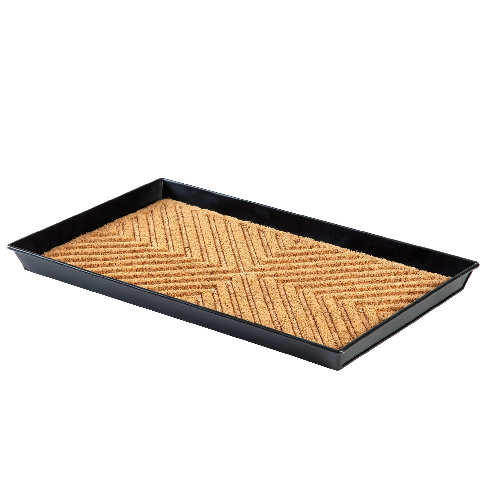 Metal Boot Tray with Coir Insert H180467