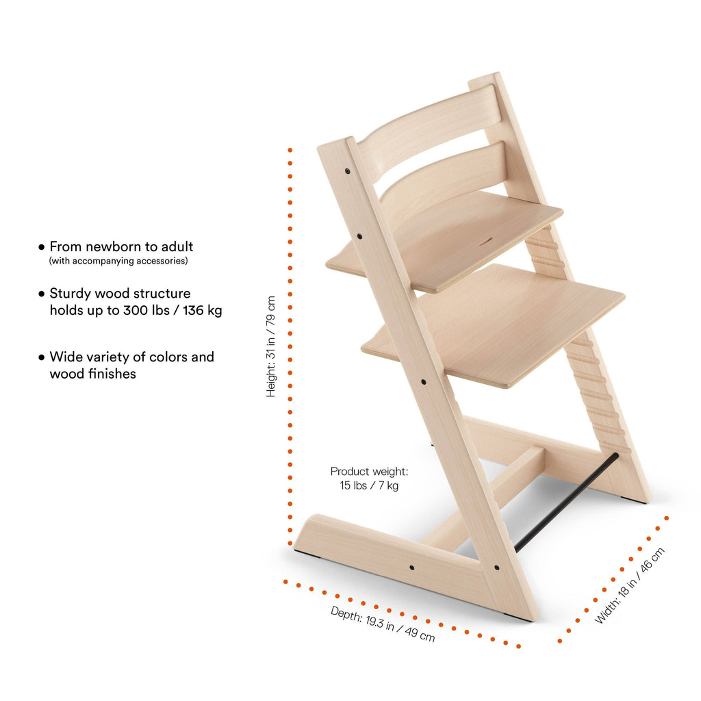 High Chair - Natural / Icon Grey C772