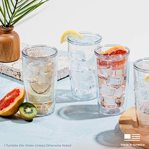 Double Walled Insulated Tumbler Cup, 16oz 4pk D77723