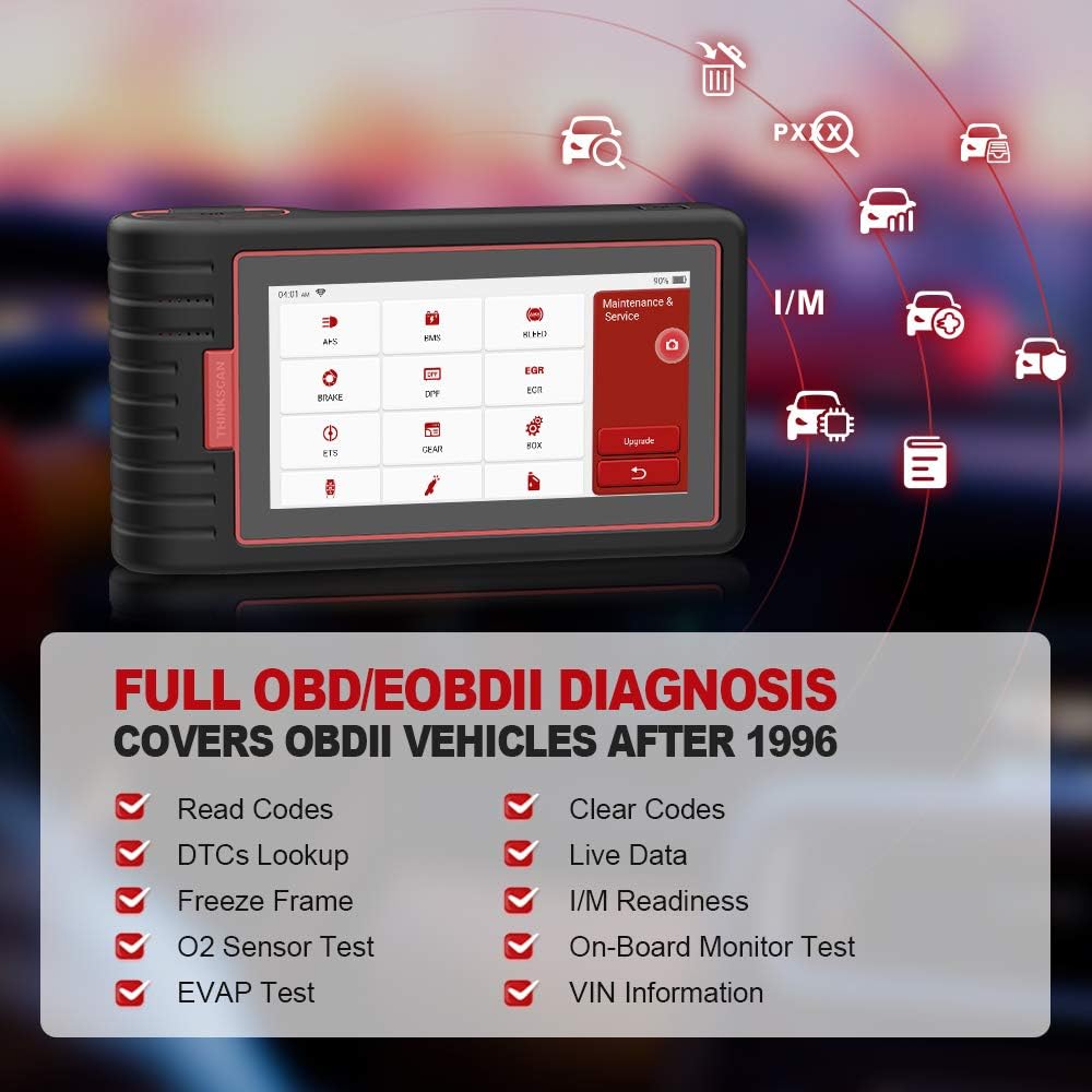 OBD2 Scanner Full System Diagnostic Tool with 28 Resets P290