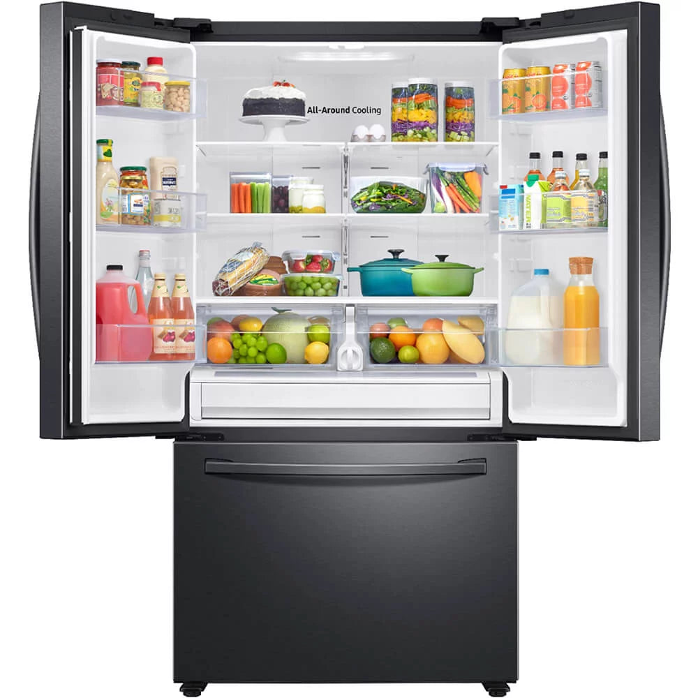 French Door Refrigerator 28 Cu. Ft. Black Stainless W18356
