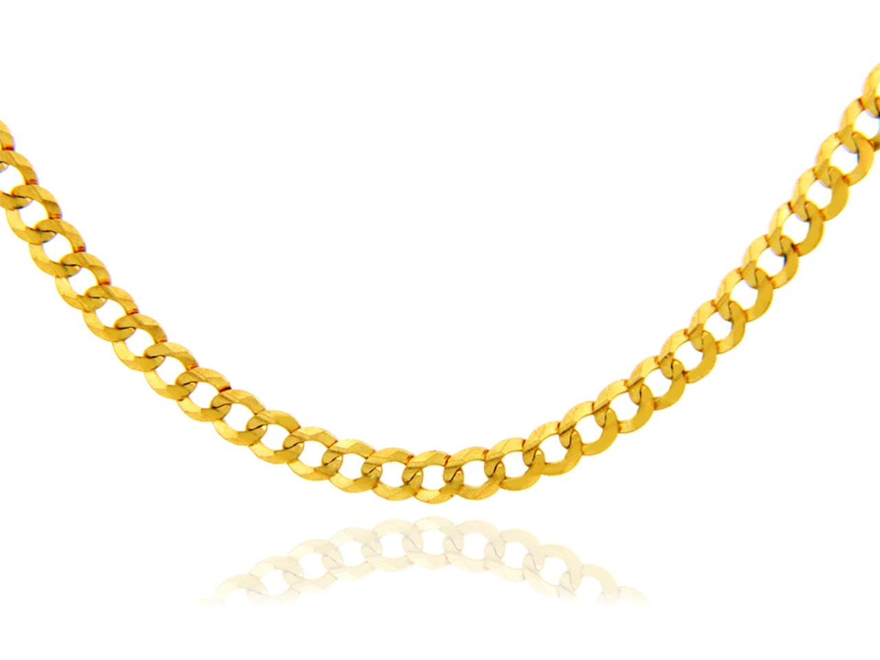 GOLD CHAINS: CUBAN GOLD CHAIN 2.85MM :  14K  22"