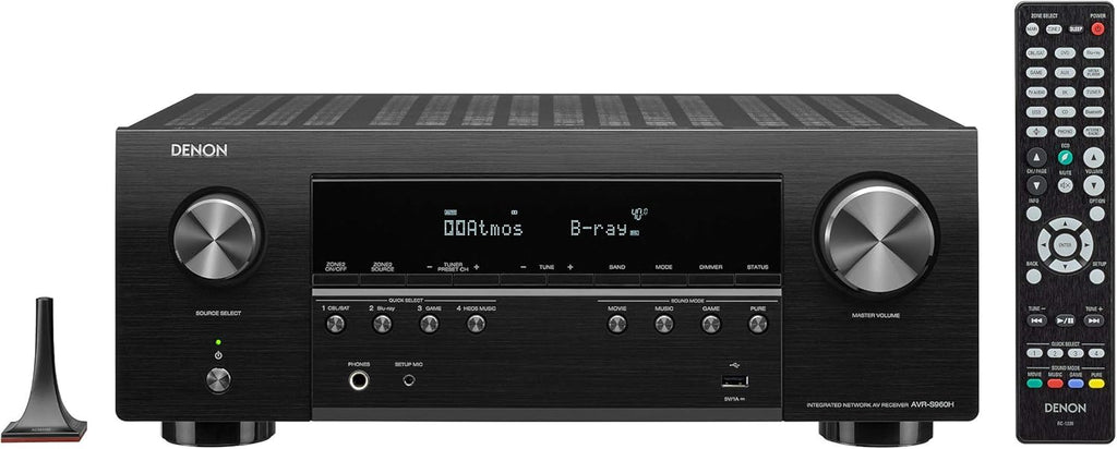 8K Ultra HD 7.2 Channel AV Receiver for Gaming and Music Streaming K290