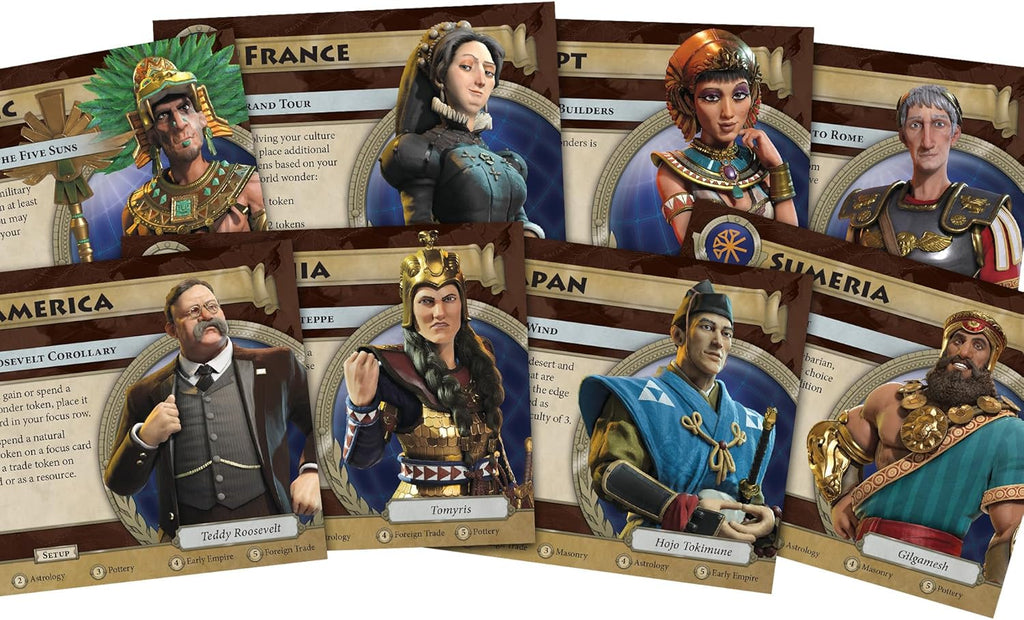 Civilization Board Game - Tactical Strategy for Ages 14+, 2-4 Players M722577