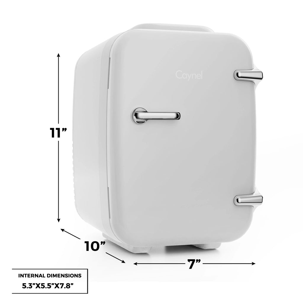 Mini Fridge Portable 4 Liter Cooler and Warmer, White M790