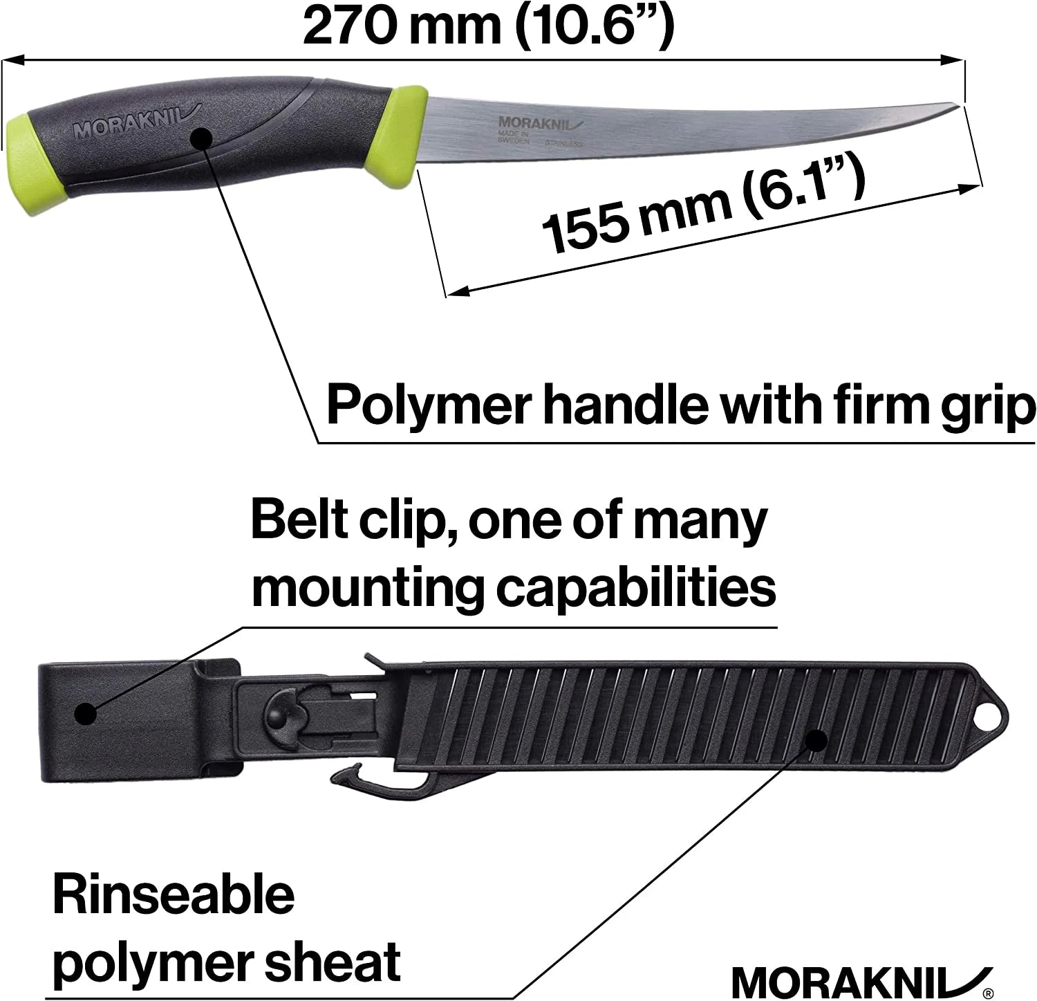 Fillet Knife with Stainless Steel Blade M581531