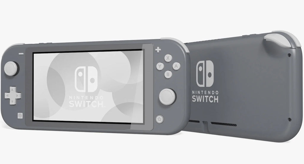 Switch Lite (Gray) with Cleaning Cloth and Donkey Kong Country: Tropical Freeze N230815
