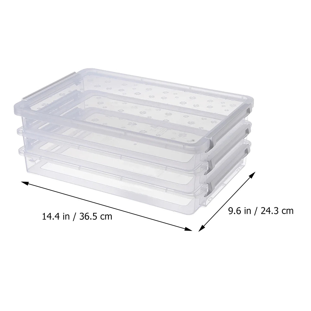 Multilayer Transparent Storage Box for Documents S1738