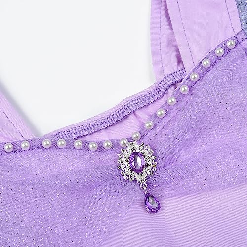 Girls Little Mermaid Princess Dress Costume C4359
