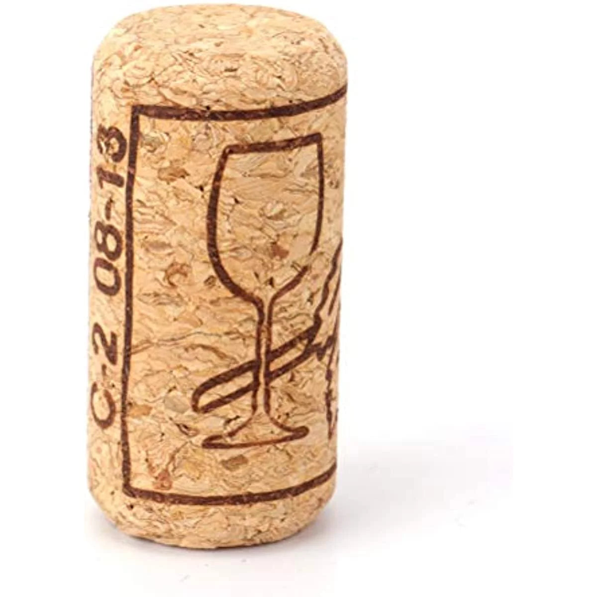 100 Pack Natural Wine Corks, 7/8" x 1 3/4" Straight Cork for Wine Making V3728