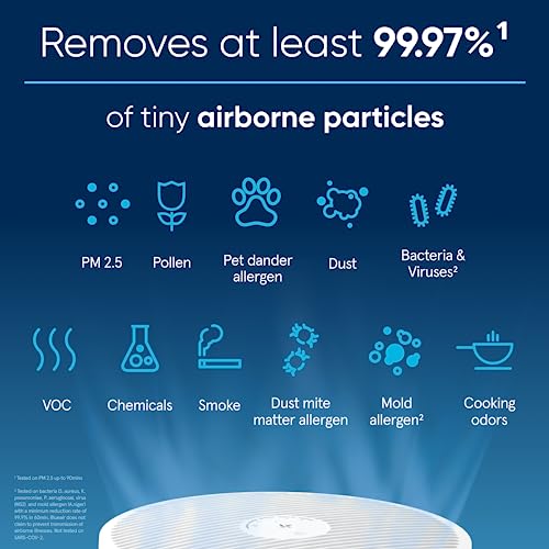 Air Purifier for Small Room, Bedroom, Home, Cleans 926 sqft, HEPASilent for Pets, Allergens, Dust, Mold, Smoke E23720