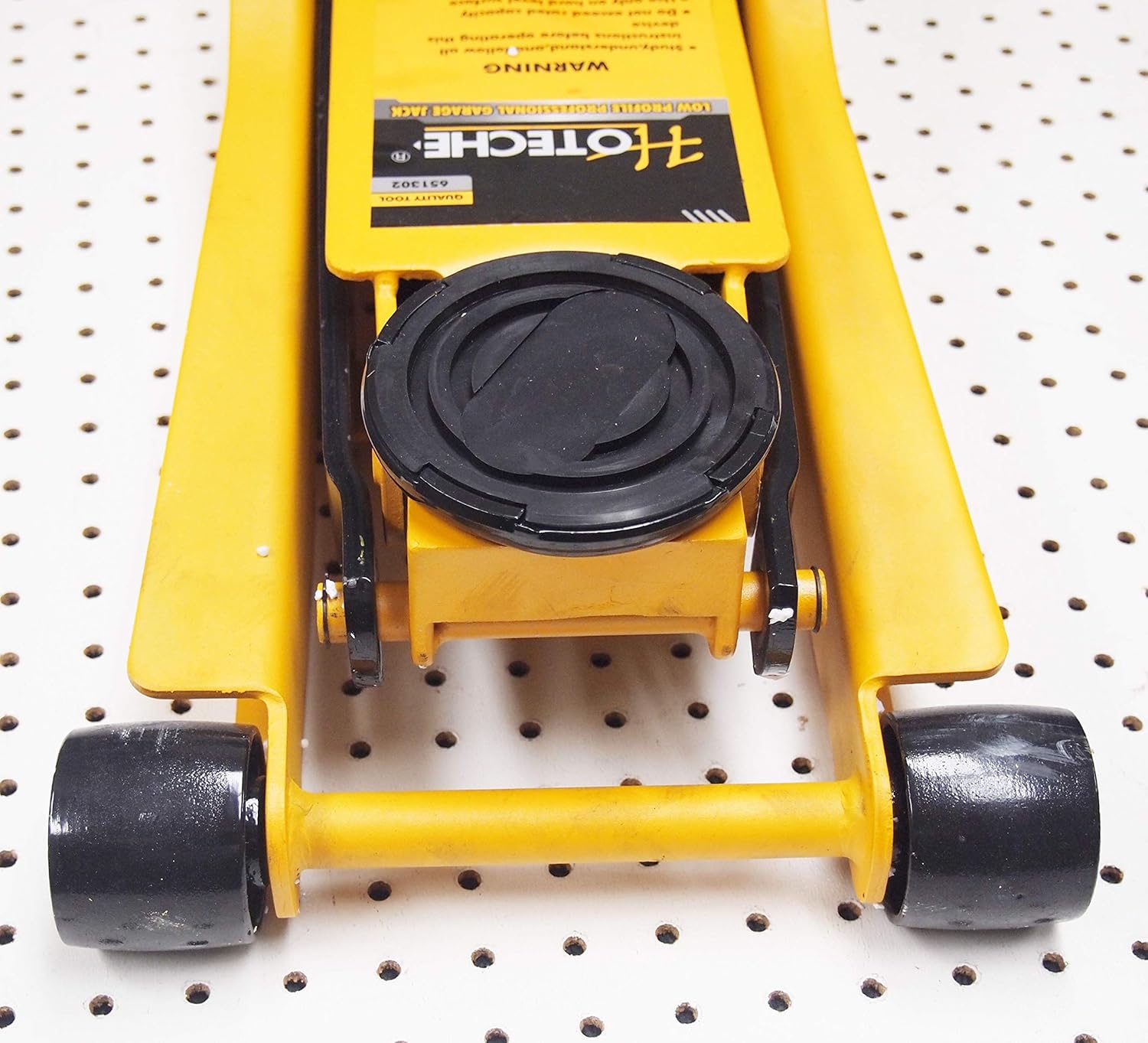 3-1/2 Ton Hydraulic Garage Floor Service Jack Low Profile Double Pump V43926