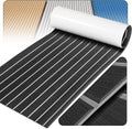 Boat Decking EVA Teak Decking Sheet, Faux Teak Decking Mat for Boat Yacht Marine Floor Carpet/Swimming Pool Floor Carpet - 94.5''x35.4'' Wear-Resistant Non-Slip and Self-Adhesive Pad Strong Glue Pack of 2