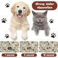 Waterproof Dog Food Mat for Floors, Absorbent Pet Placemat, Non-Slip &amp; Easy to Clean