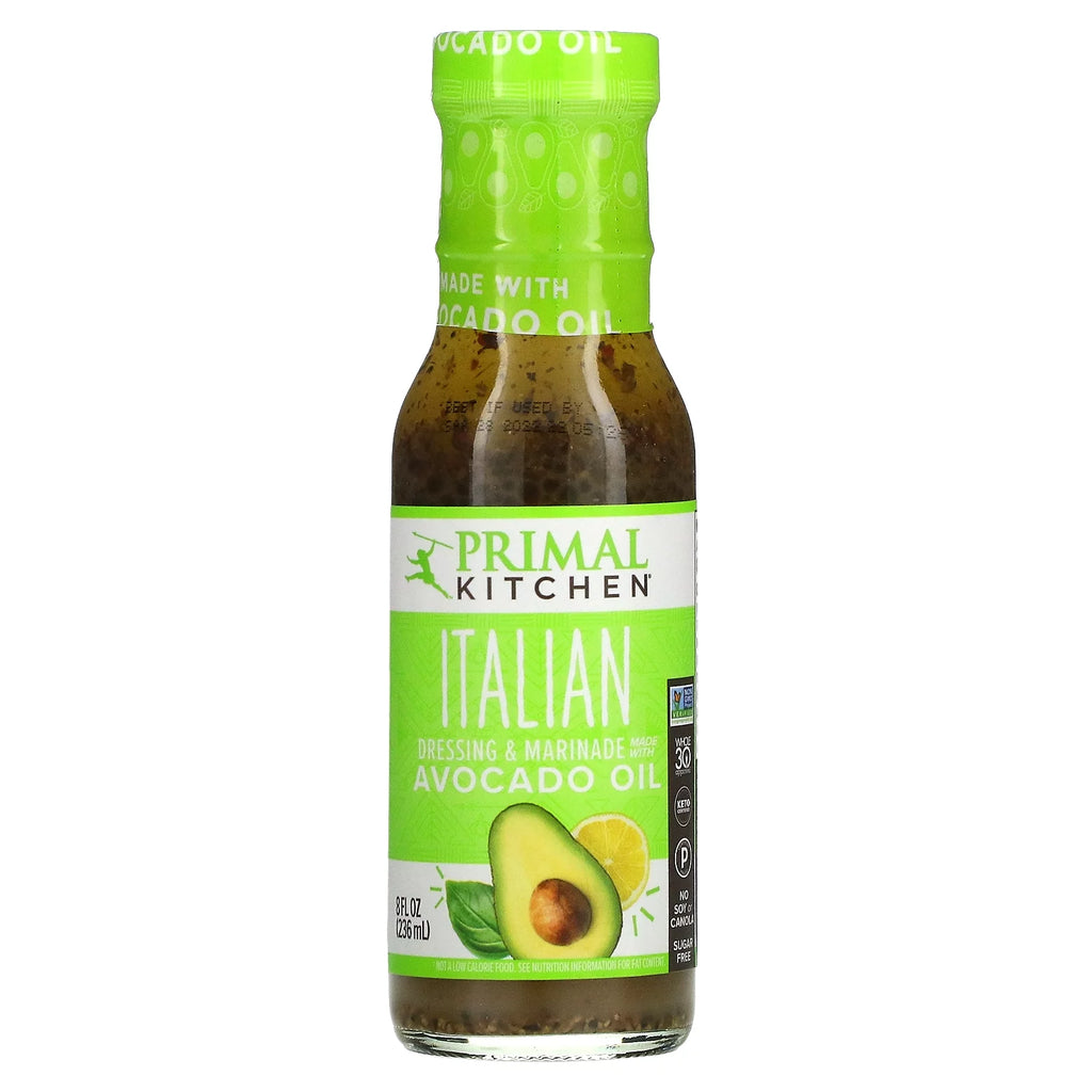 Italian Vinaigrette Dressing & Marinade with Avocado Oil, 8 fl oz R617