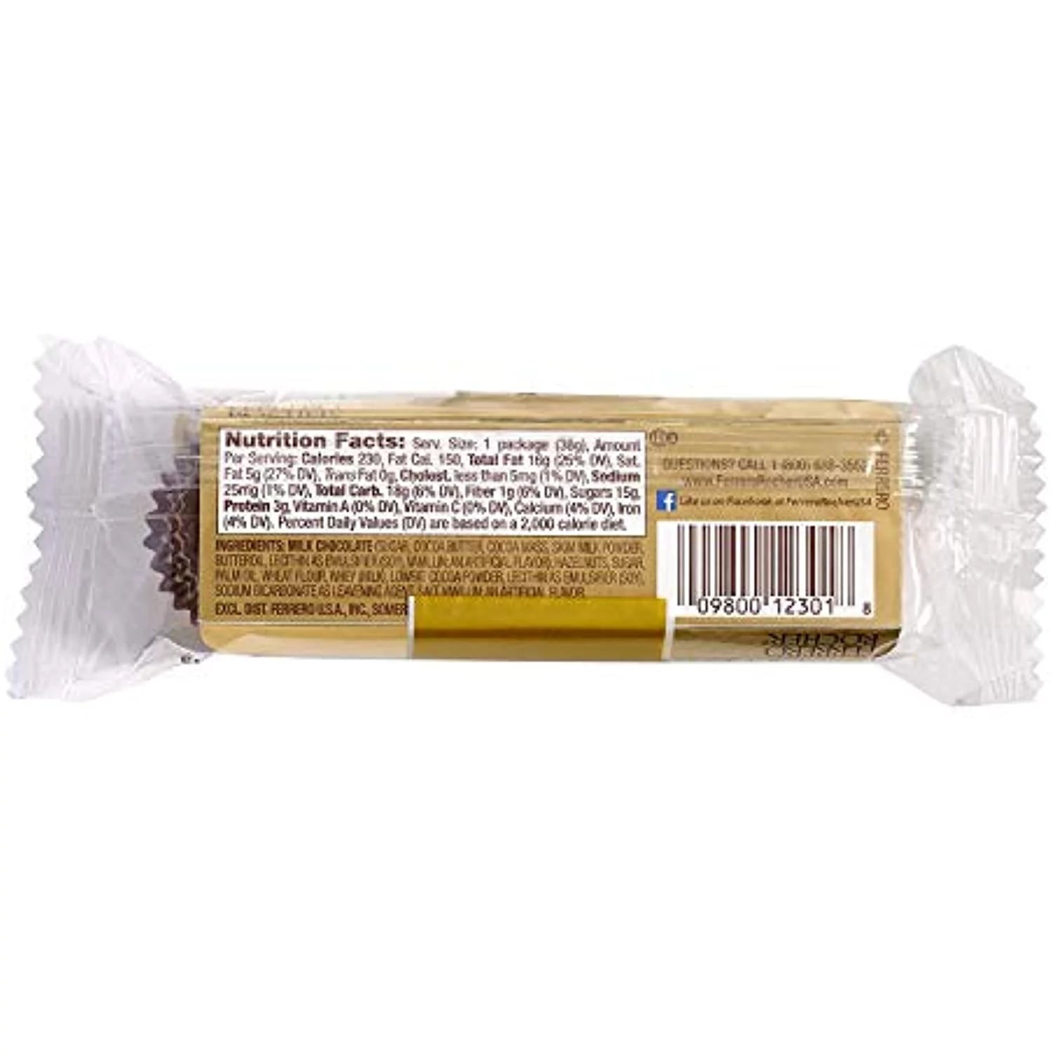 Fine Hazelnut Milk Chocolate, 3 Count, Pack of 12, 1.3 Oz T549775