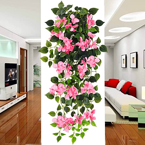 UV Resistant Artificial Hanging Bougainvillea Vine for Indoor Outdoor Décor P287126