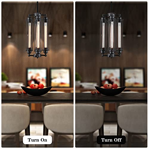Steampunk Chandelier Vintage Pendant Light, 4 Heads M4995