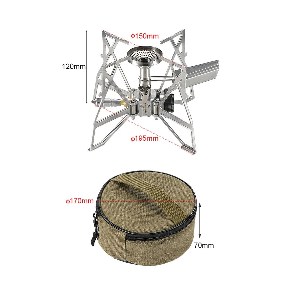 Portable Camping Stove with Electronic Ignition and Storage Bag K11347